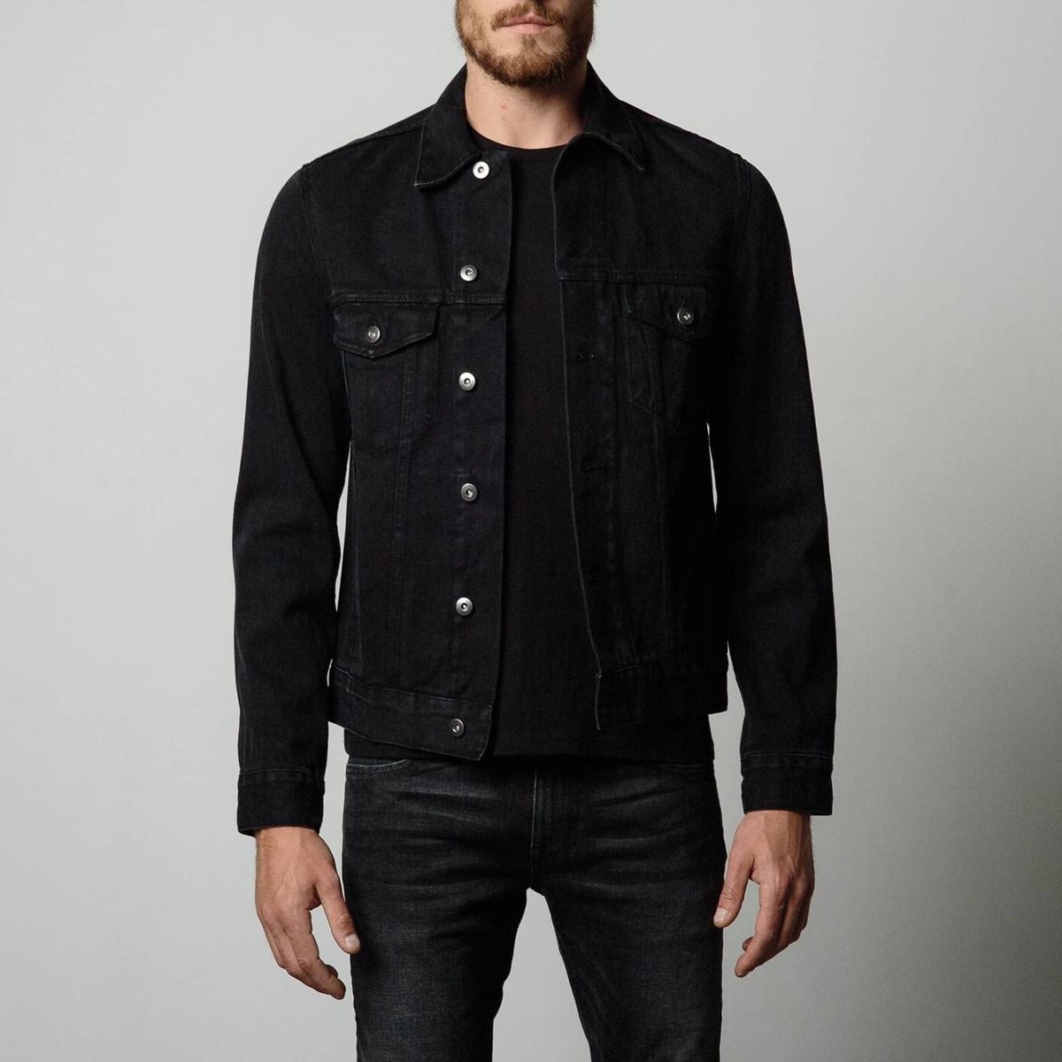 all black denim