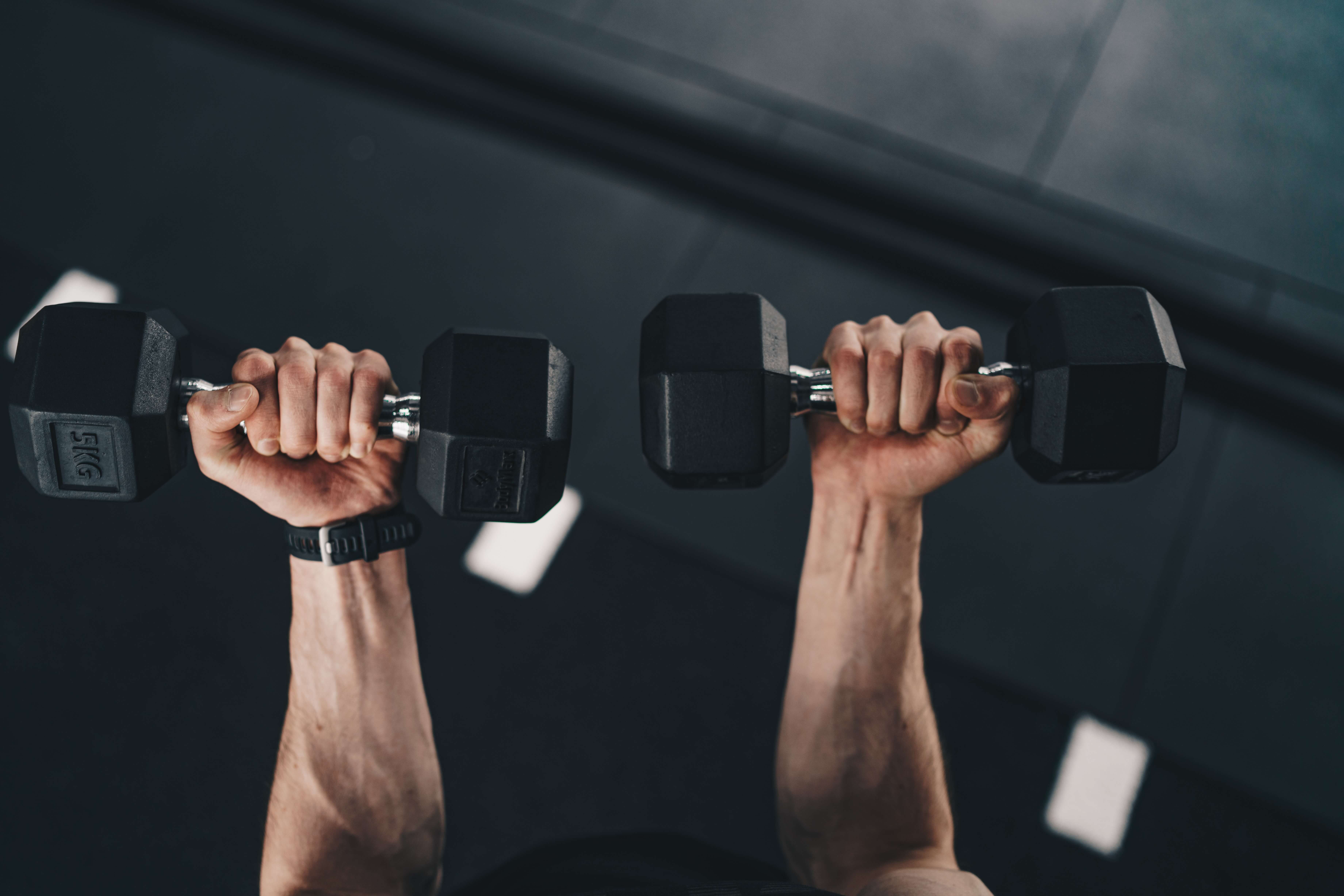 feeling the burn with a bench press