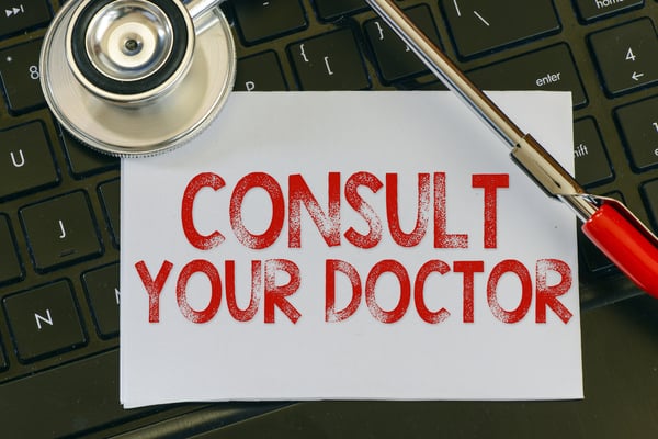 Consult your doctor before beginning any training program