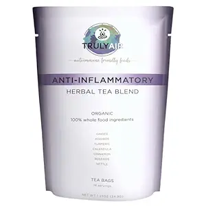 Hyleys Turmeric with Green Tea Ginger & Lemon Flavor - Natural Antioxidant Blend - 25 Tea Bags