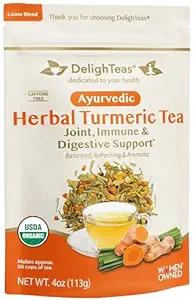 DelighTeas Organic Turmeric Ginger Tea