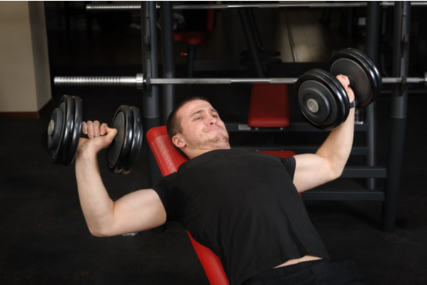 Incline Bench Dumbbell Press 