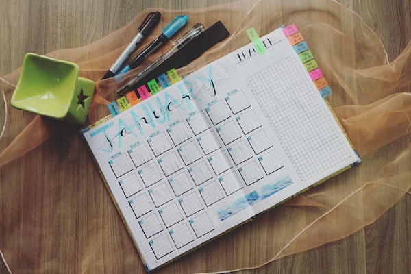 A Weekly Planner Is A Big Help For Staying Motivated To Exercise