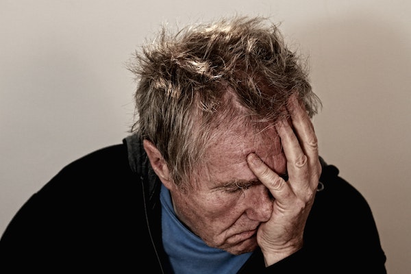 An Old Man Having A Mental Breakdown