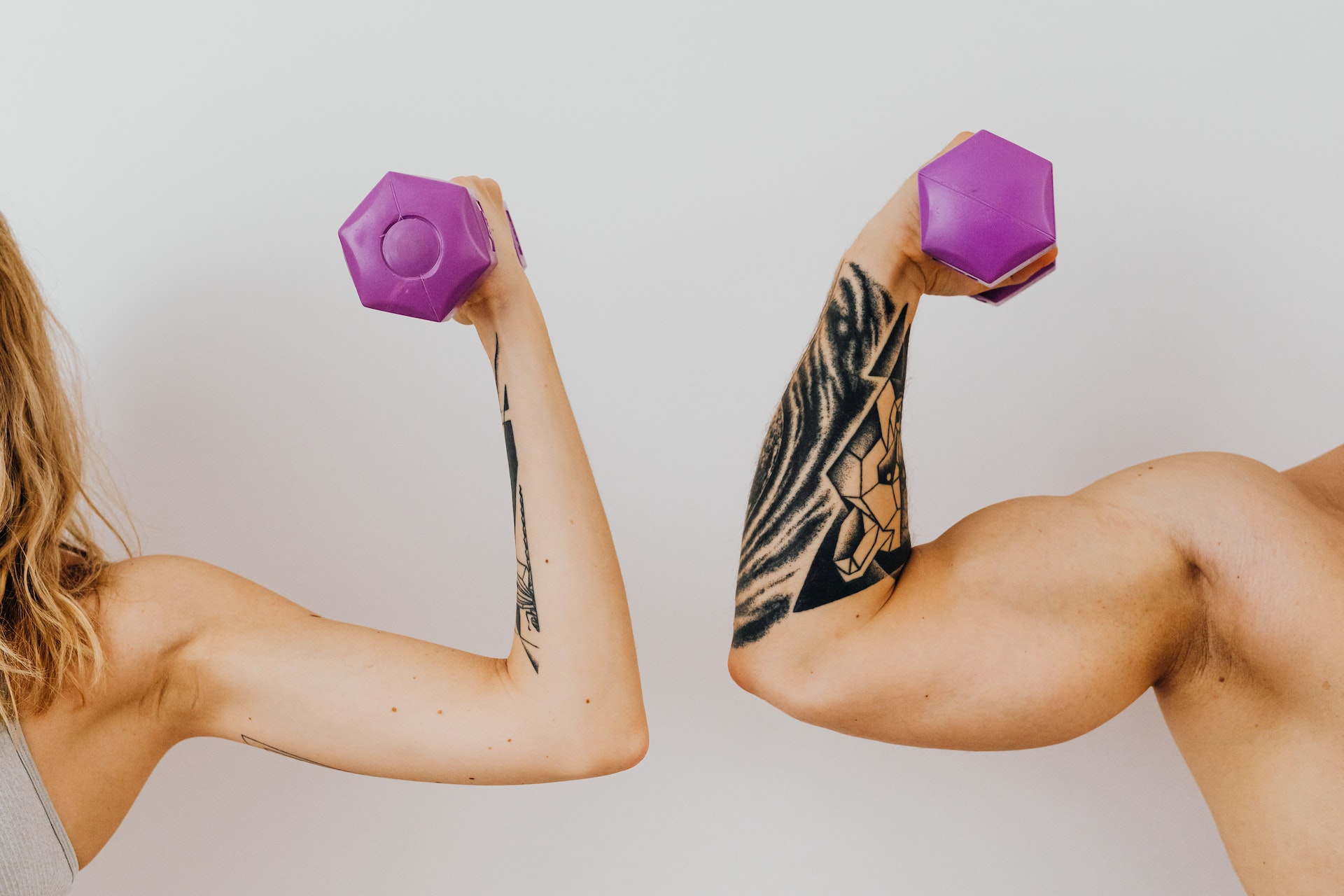 A Gym Partner Showing Their Gains