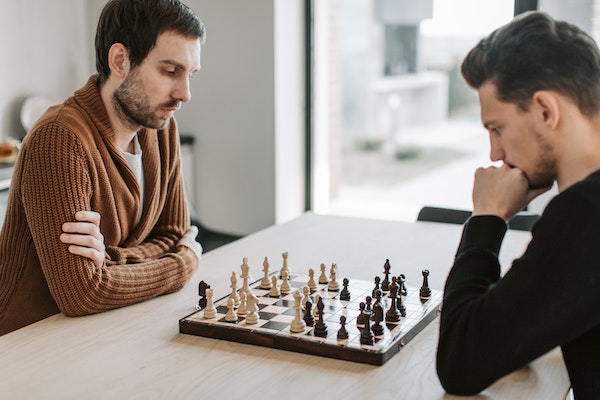 Two Guys Playing Chess