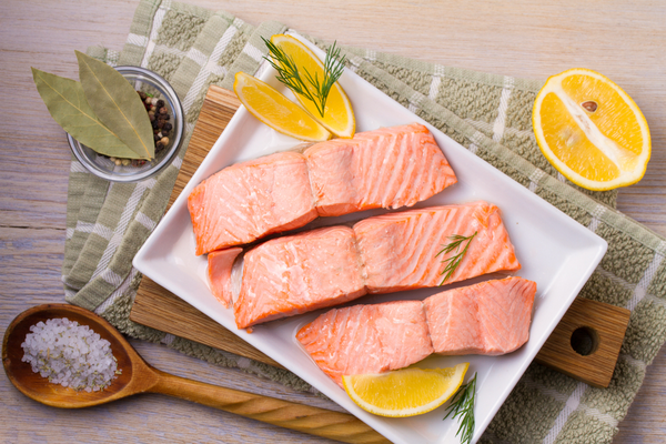  Steamed / Poached Salmon 