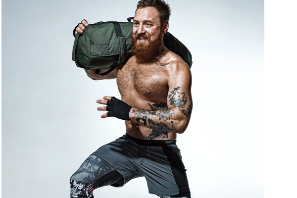Sandbag Shoulder to Arc Press