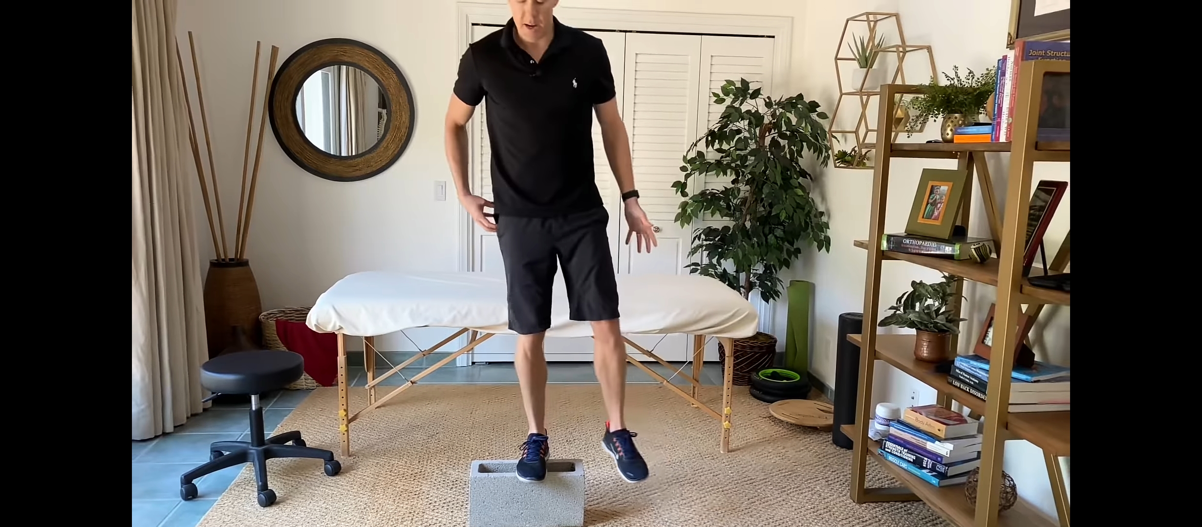 A Man Doing Lateral Step-Ups