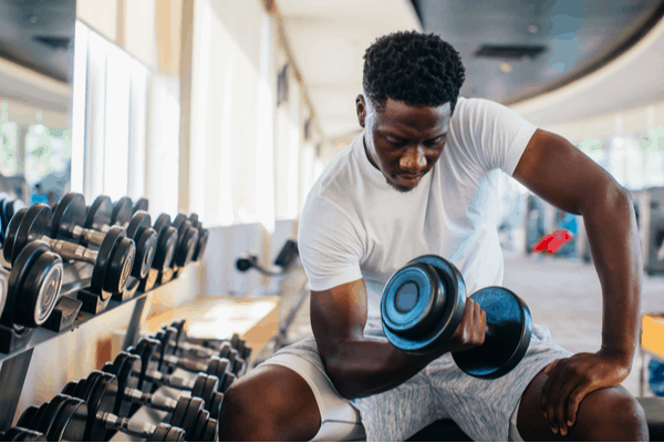 Good form for a bicep curl