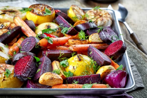 Gordon Ramsay's vegetable roast