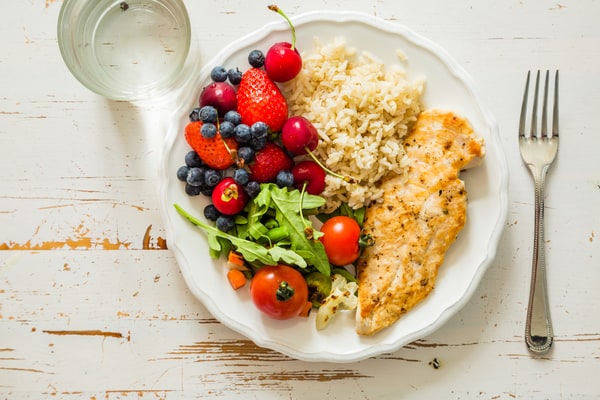 Example of Sage Northcutt's meals