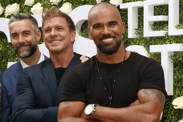 Kenny Johnson with S.W.A.T. costars