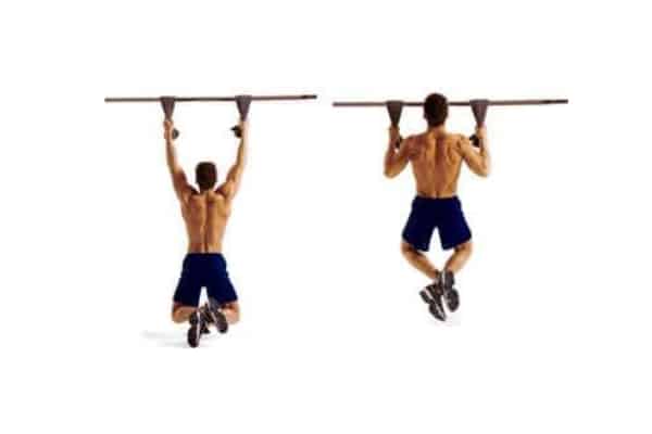Chin ups with towel
