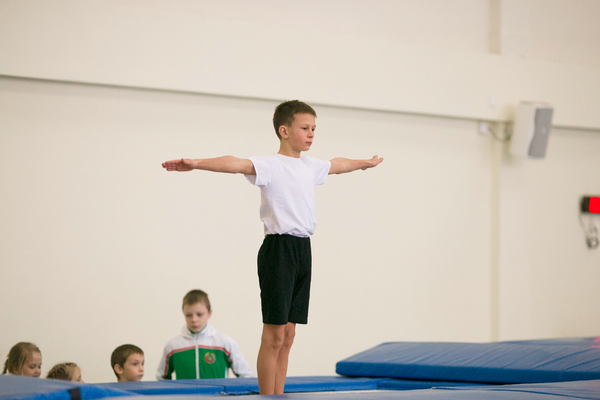 Training for Olympic Trampoline 